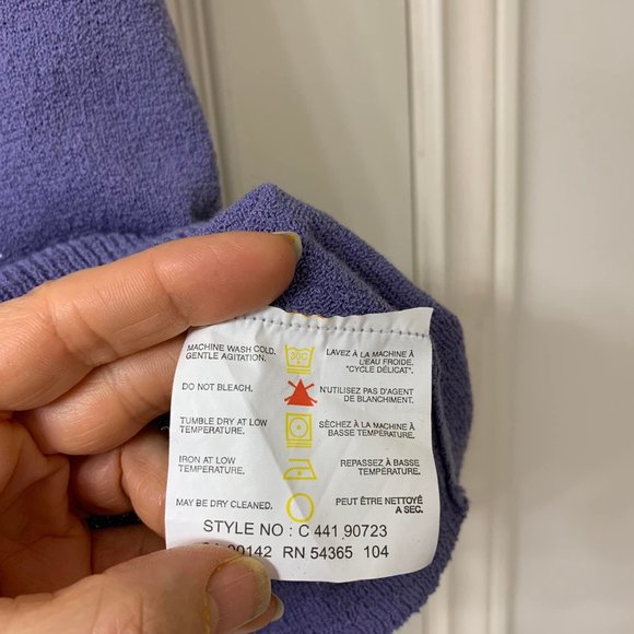 🌷3 for$20🌷TanJay, US S (Fits Up to US M), Mauve Beaded Short Sleeved Knit - Picture 7 of 7